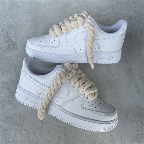 nike air forces beige|air force 1 chunky laces.